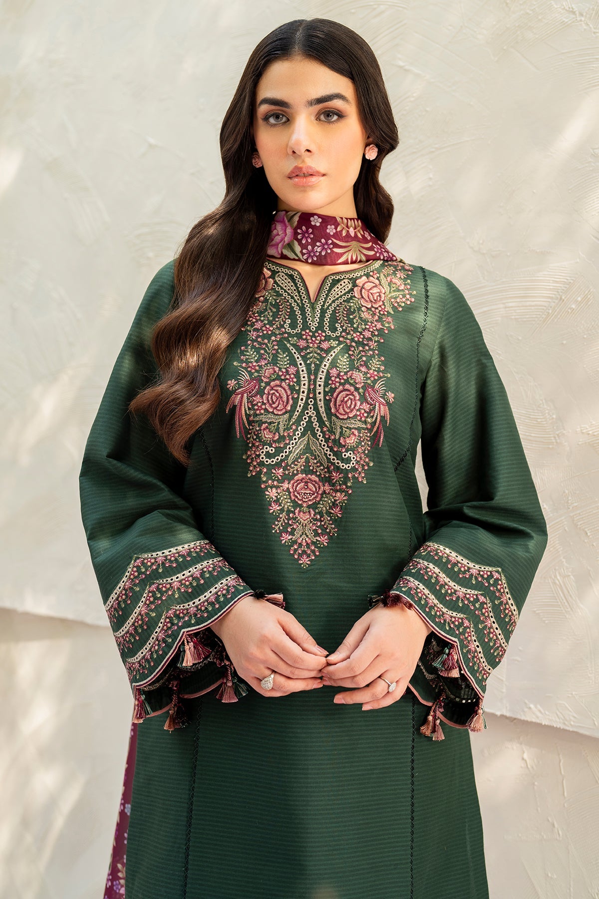 EMBROIDERED DOBBY LAWN USE-9206