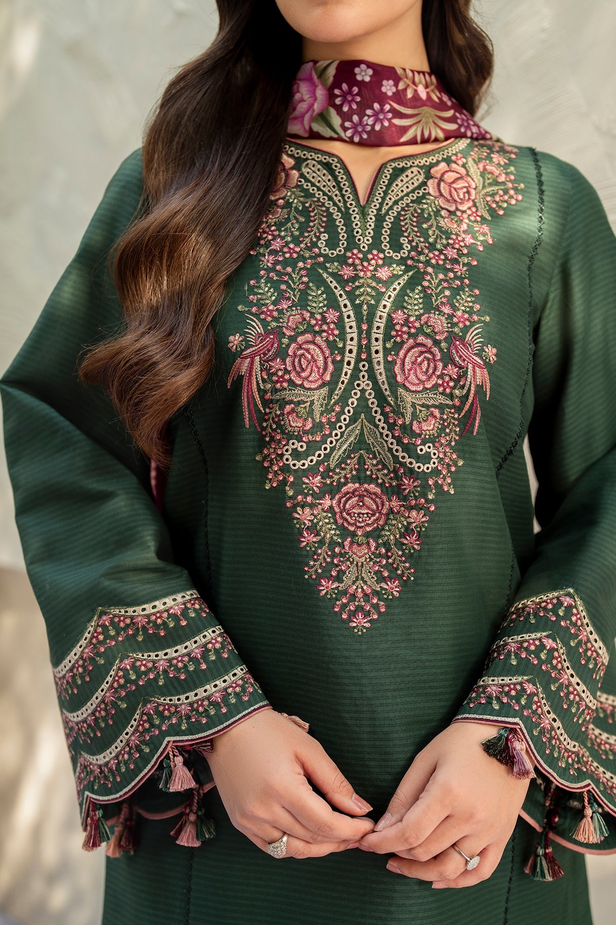 EMBROIDERED DOBBY LAWN USE-9206