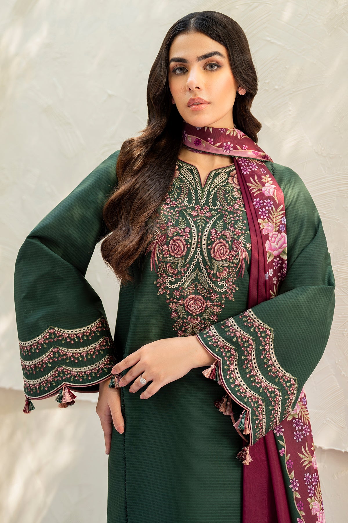 EMBROIDERED DOBBY LAWN USE-9206