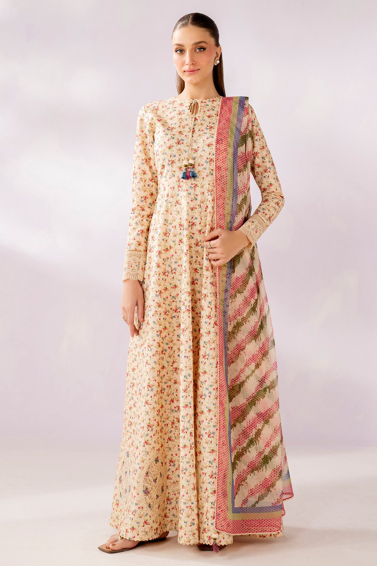 EMBROIDERED LAWN RTW-1296