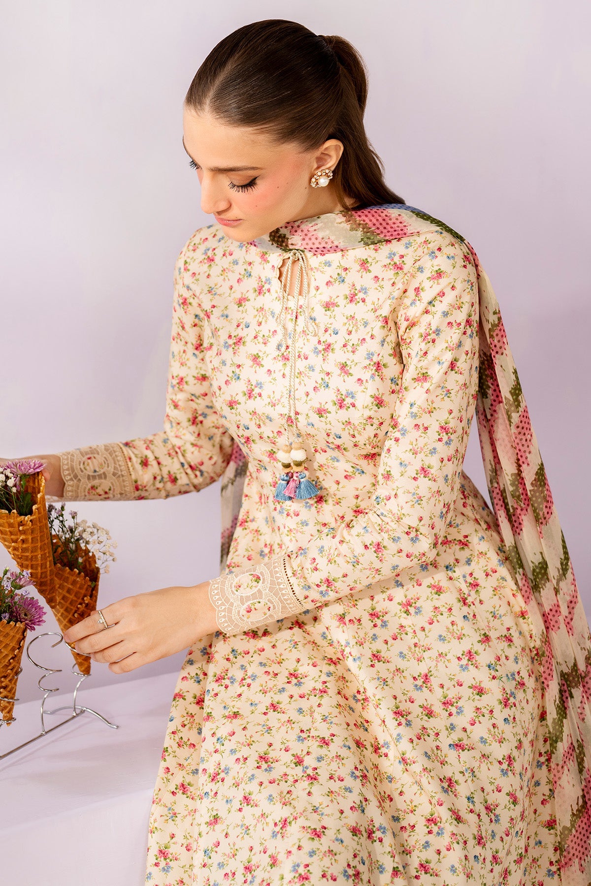 EMBROIDERED LAWN RTW-1296