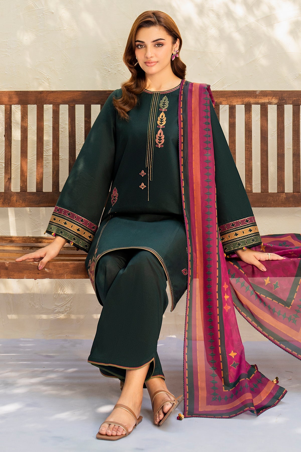 EMBROIDERED LAWN USE-9207