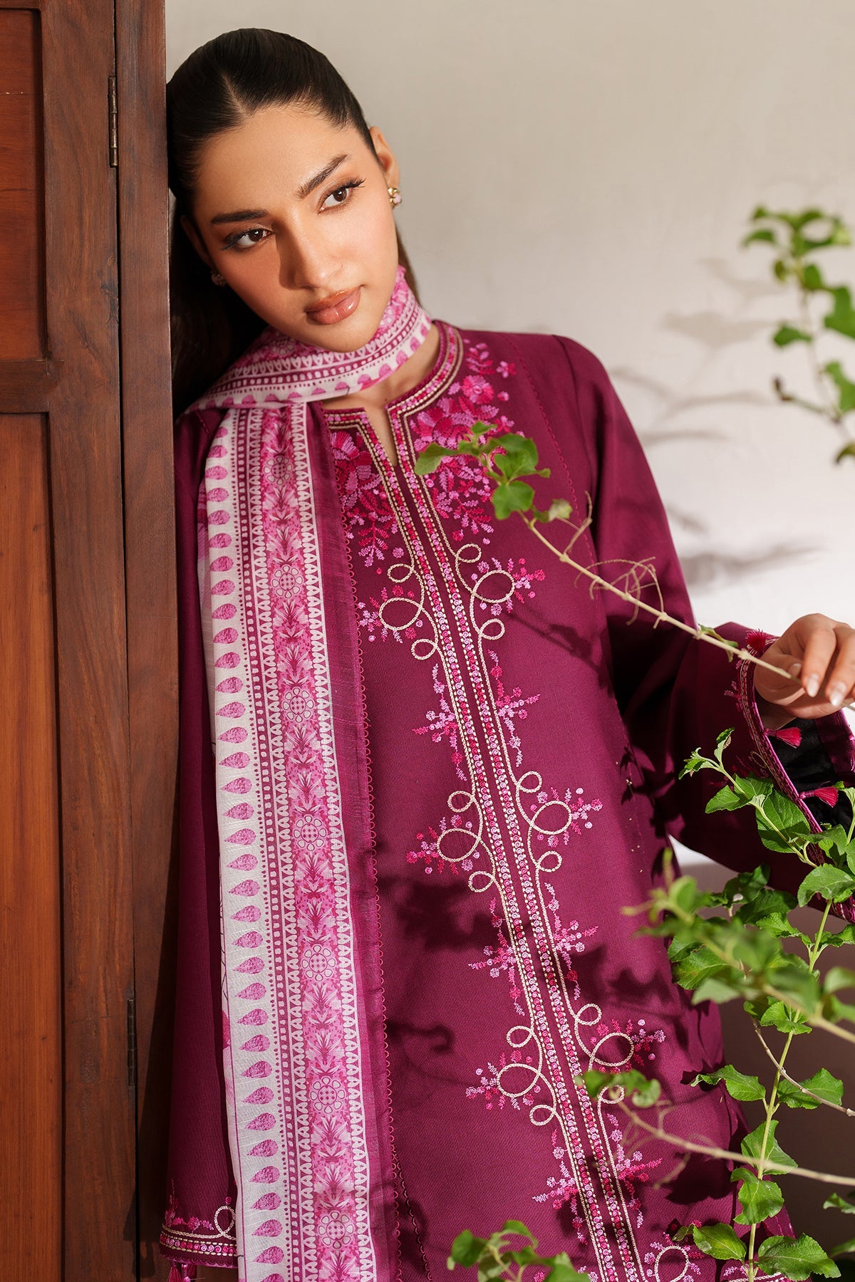 EMBROIDERED KHADDAR UW-0155