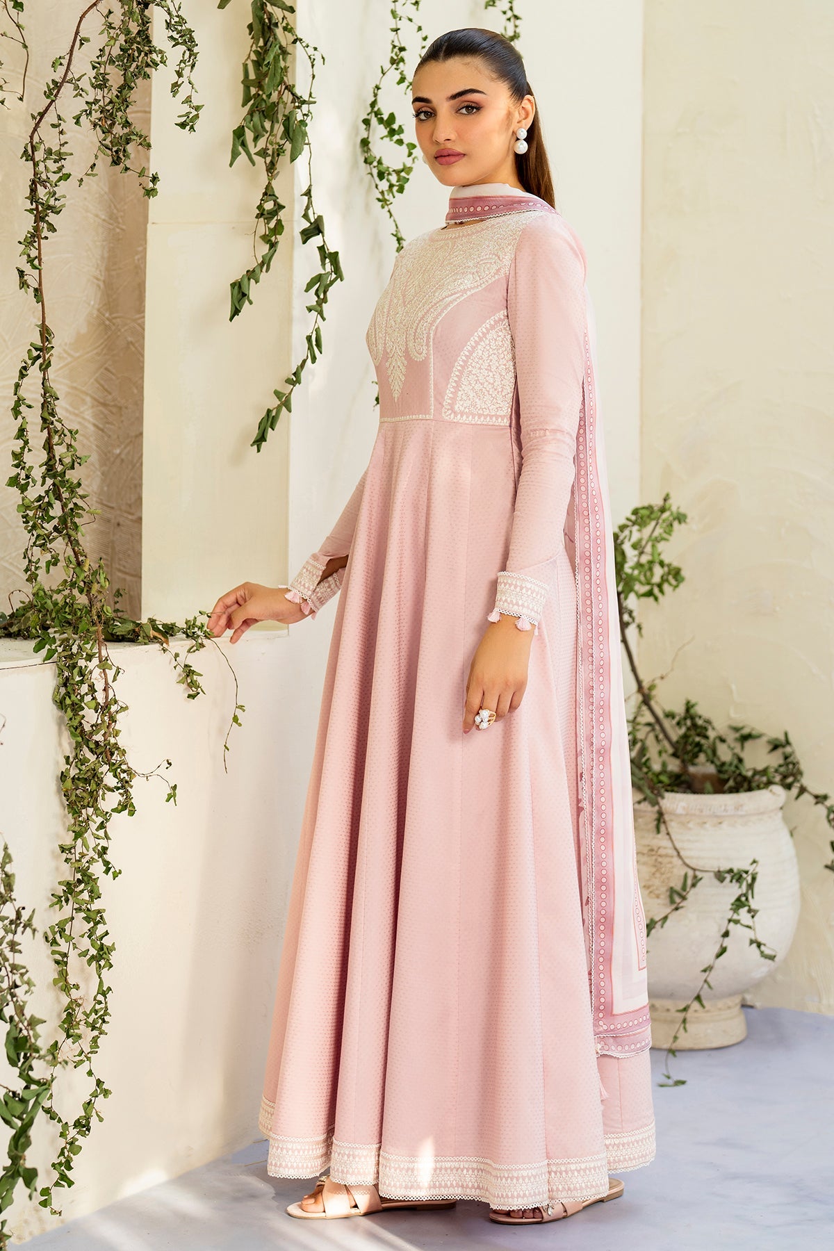 EMBROIDERED DOBBY LAWN USE-9214