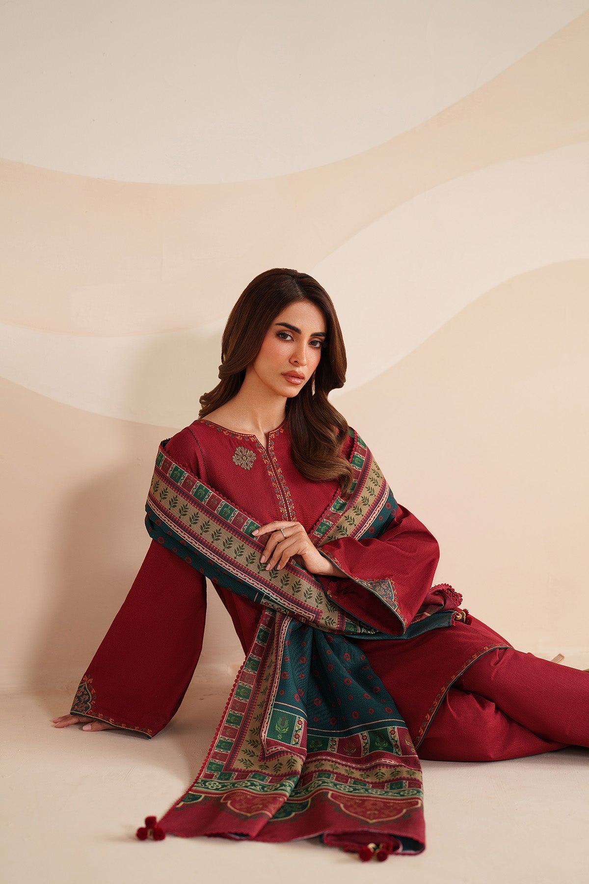 EMBROIDERED KHADDAR UW-0240