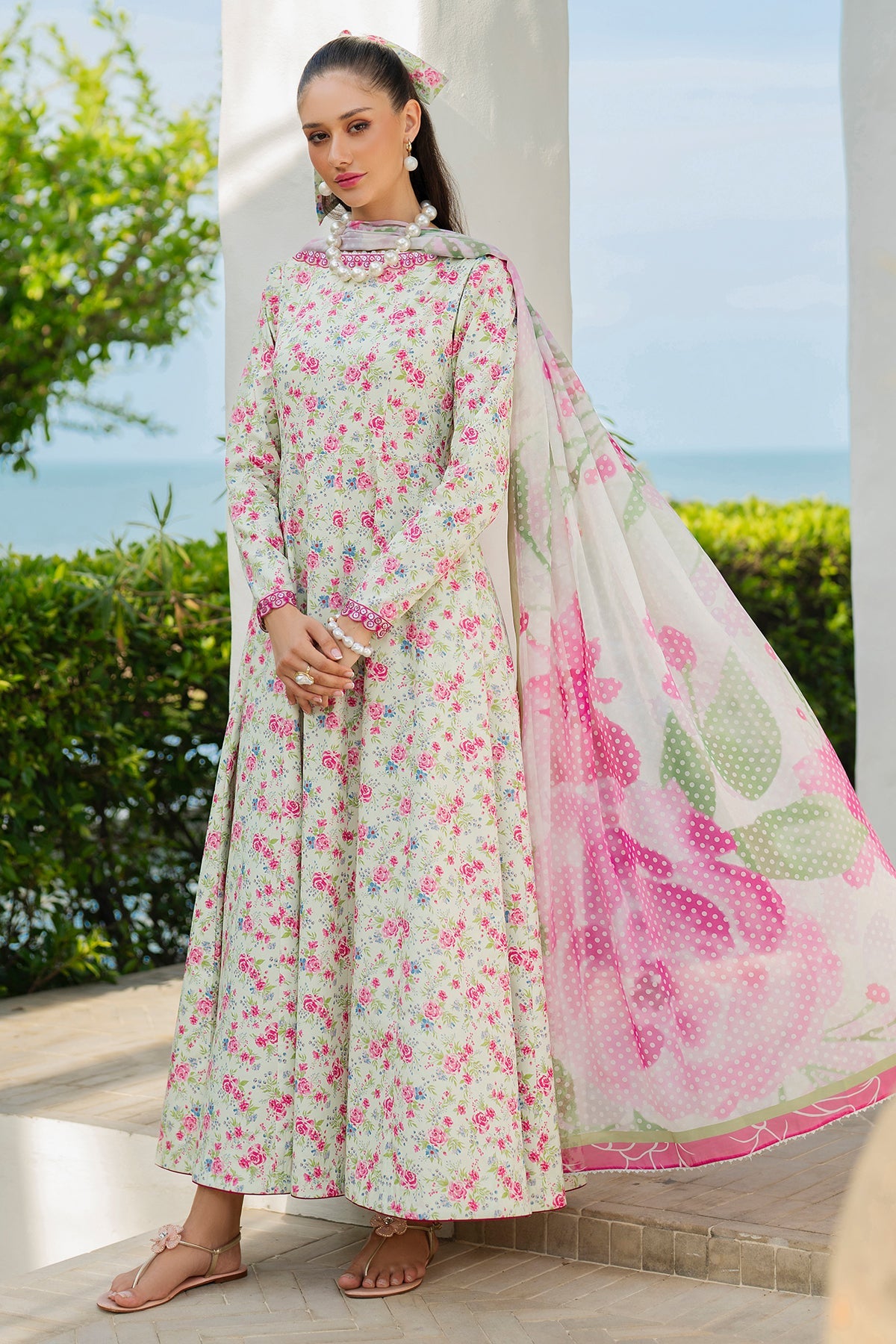 EMBROIDERED LAWN RTW-1210
