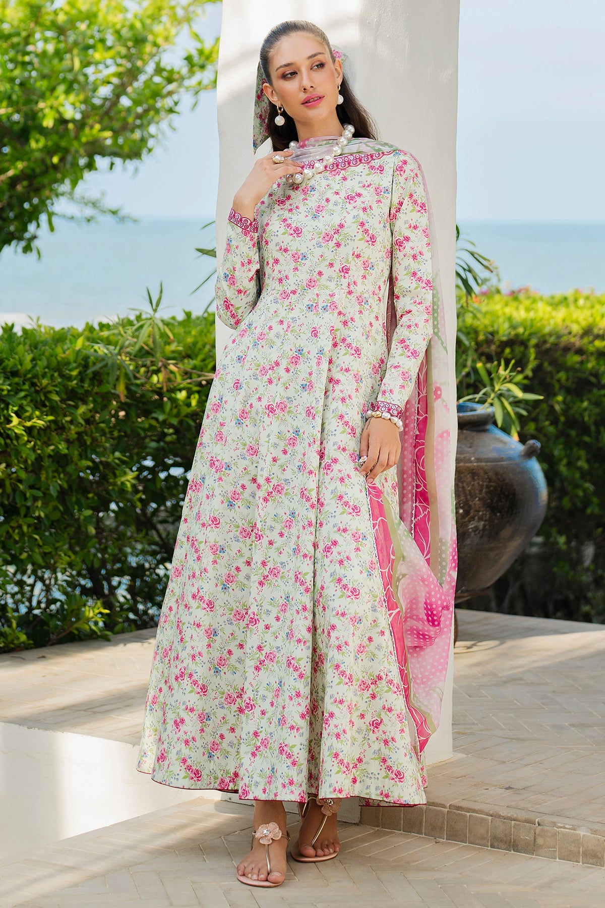 EMBROIDERED LAWN RTW-1210