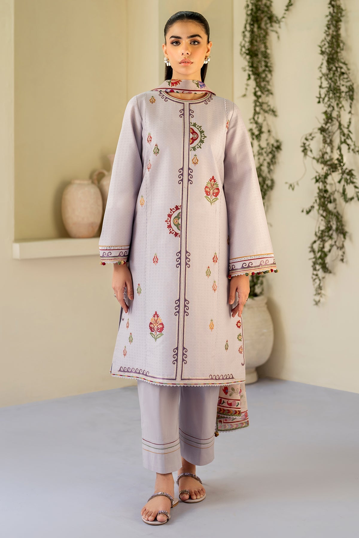 EMBROIDERED DOBBY LAWN USE-9204