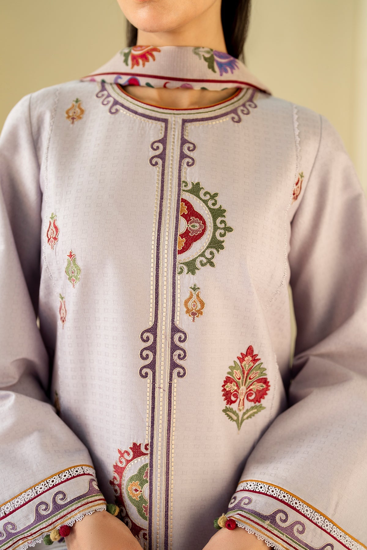 EMBROIDERED DOBBY LAWN USE-9204