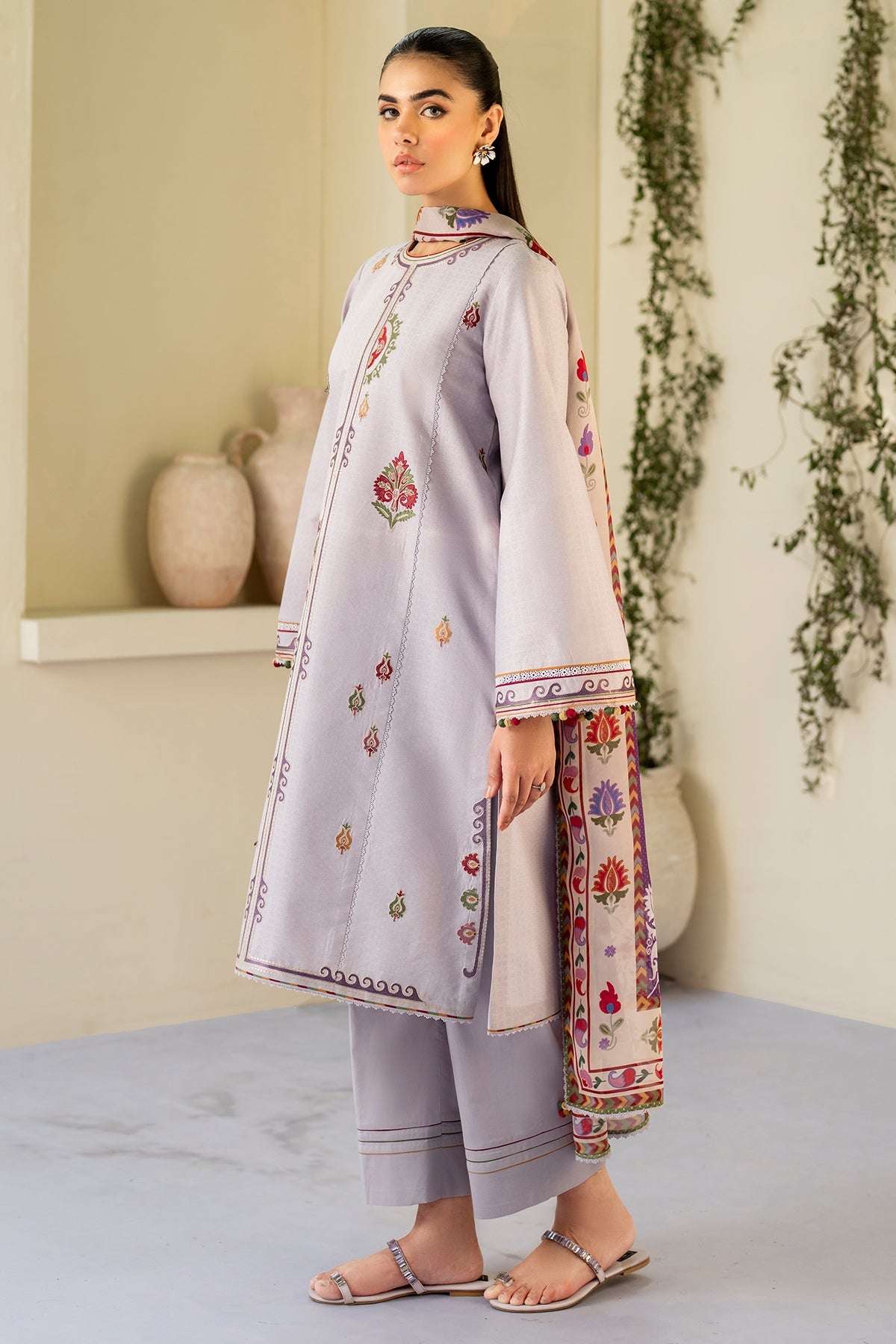 EMBROIDERED DOBBY LAWN USE-9204