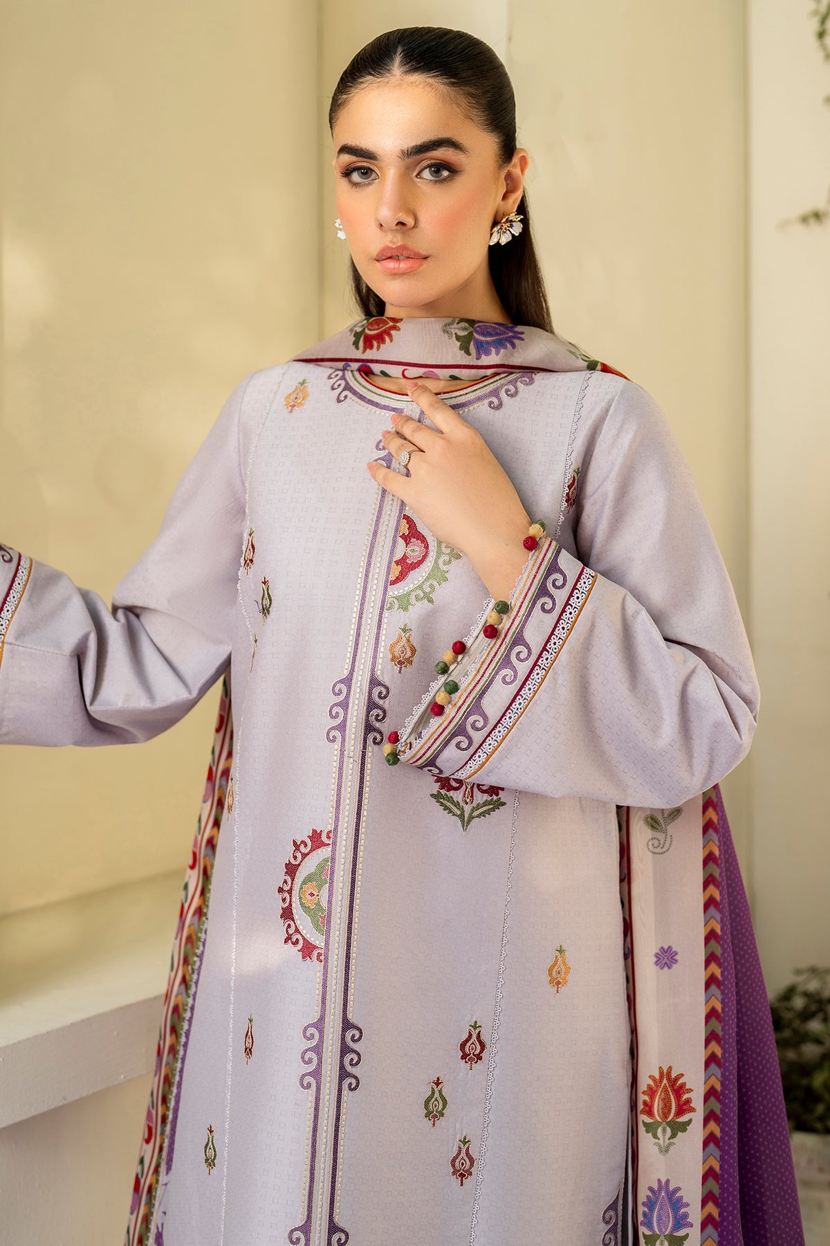 EMBROIDERED DOBBY LAWN USE-9204