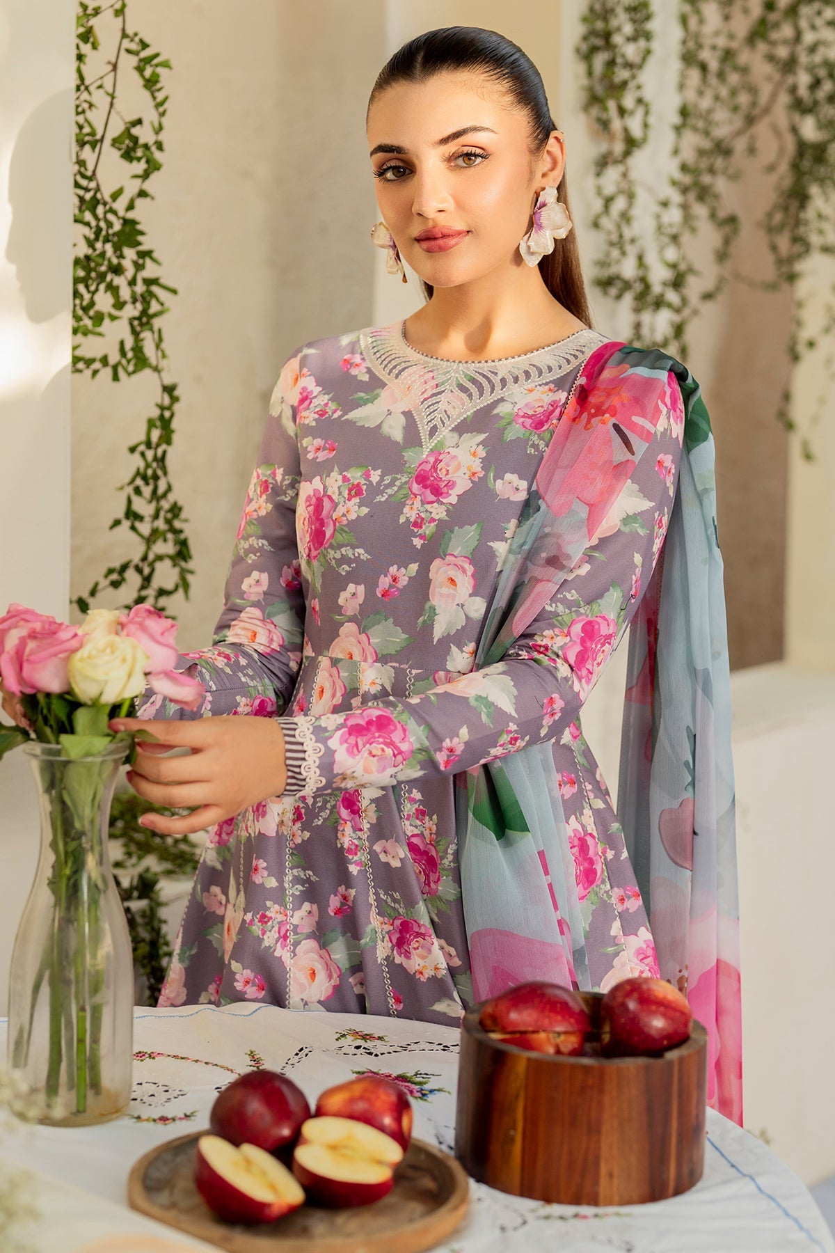 EMBROIDERED LAWN RTW-1204