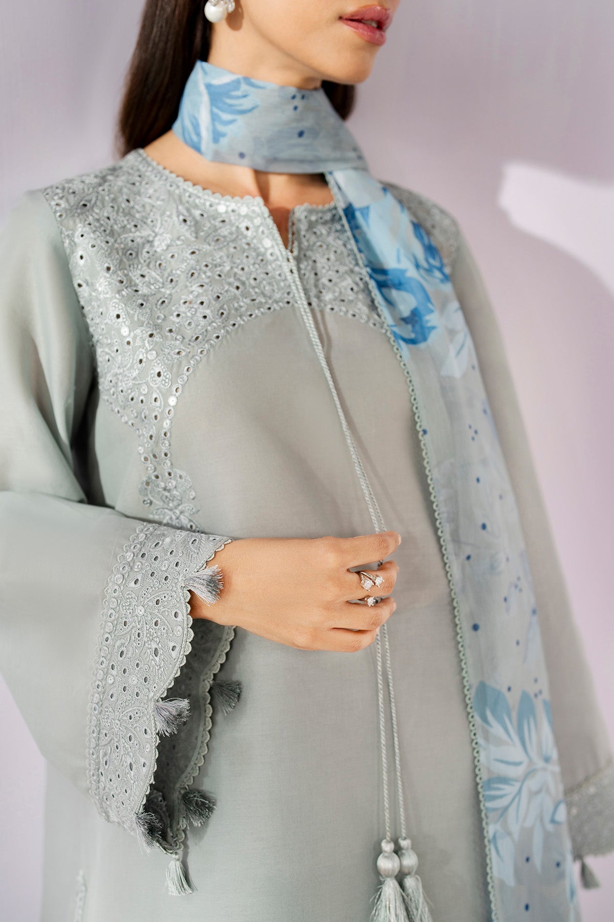 EMBROIDERED LAWN RTW-1295