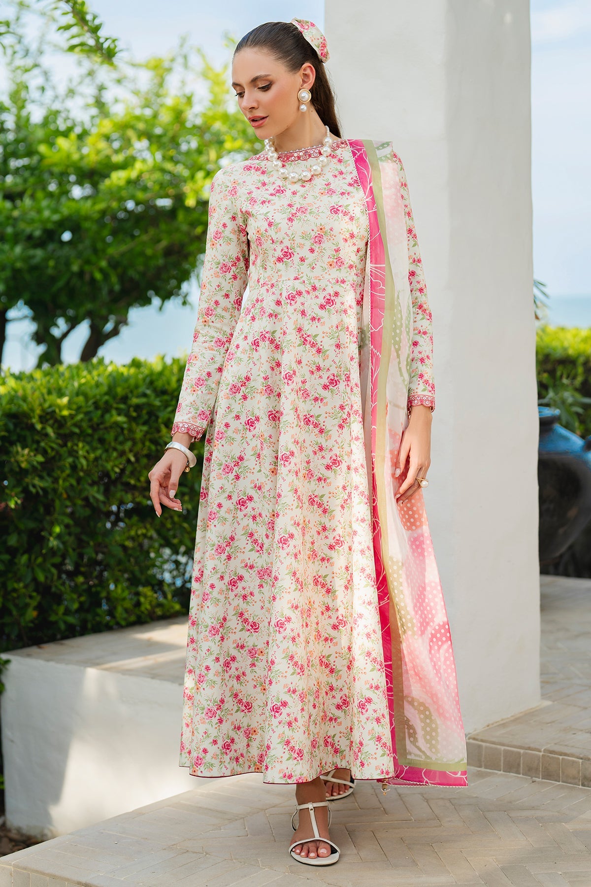 EMBROIDERED LAWN RTW-1211