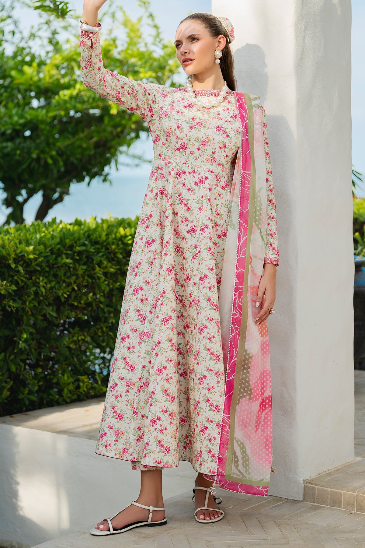 EMBROIDERED LAWN RTW-1211