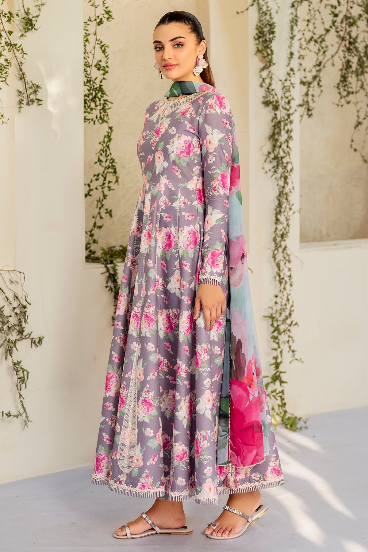 EMBROIDERED LAWN RTW-1204
