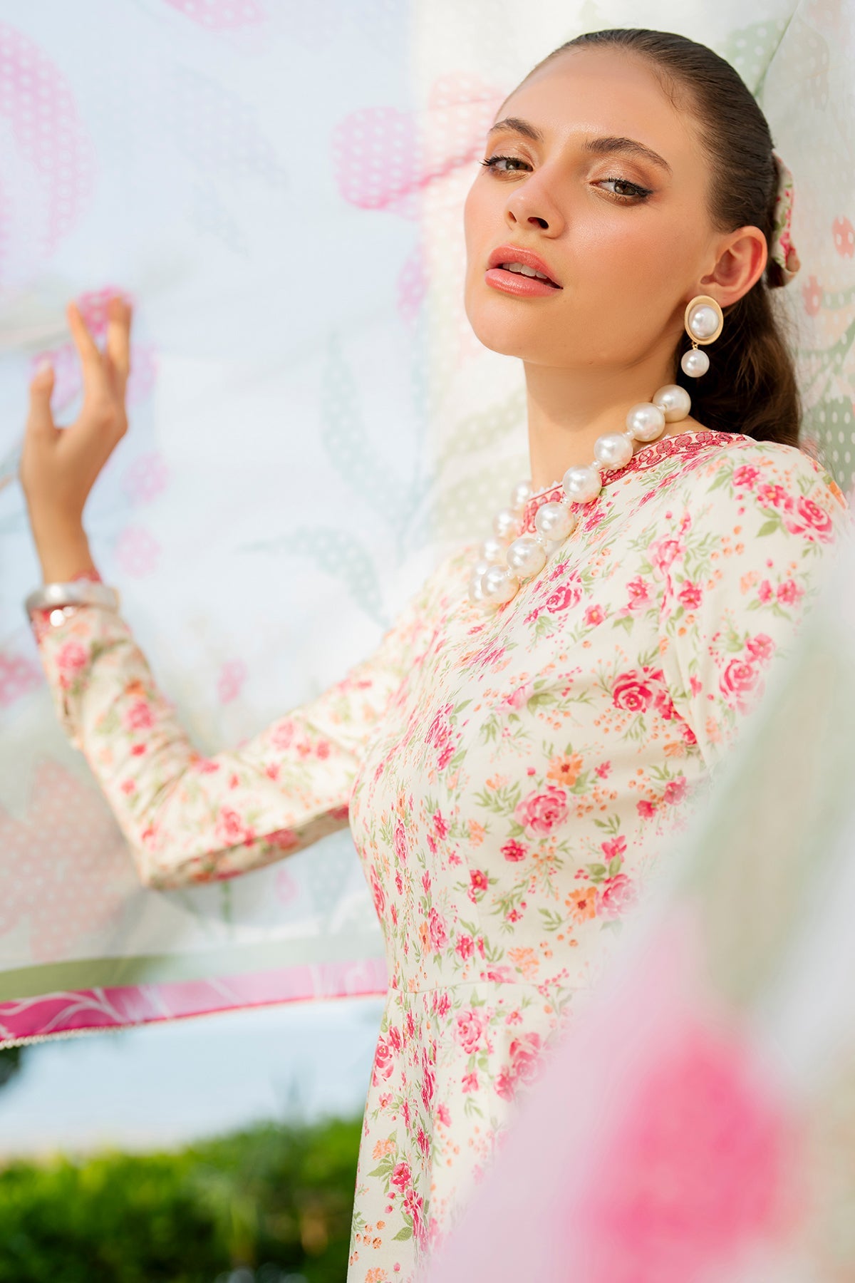 EMBROIDERED LAWN RTW-1211