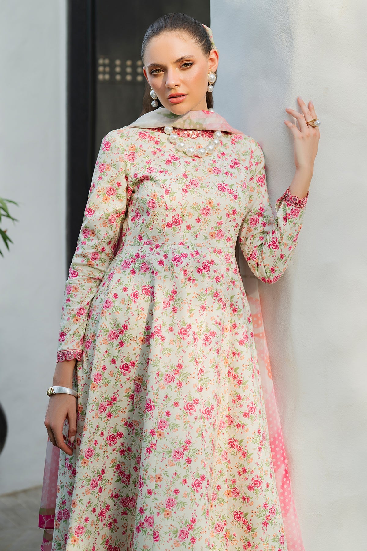 EMBROIDERED LAWN RTW-1211
