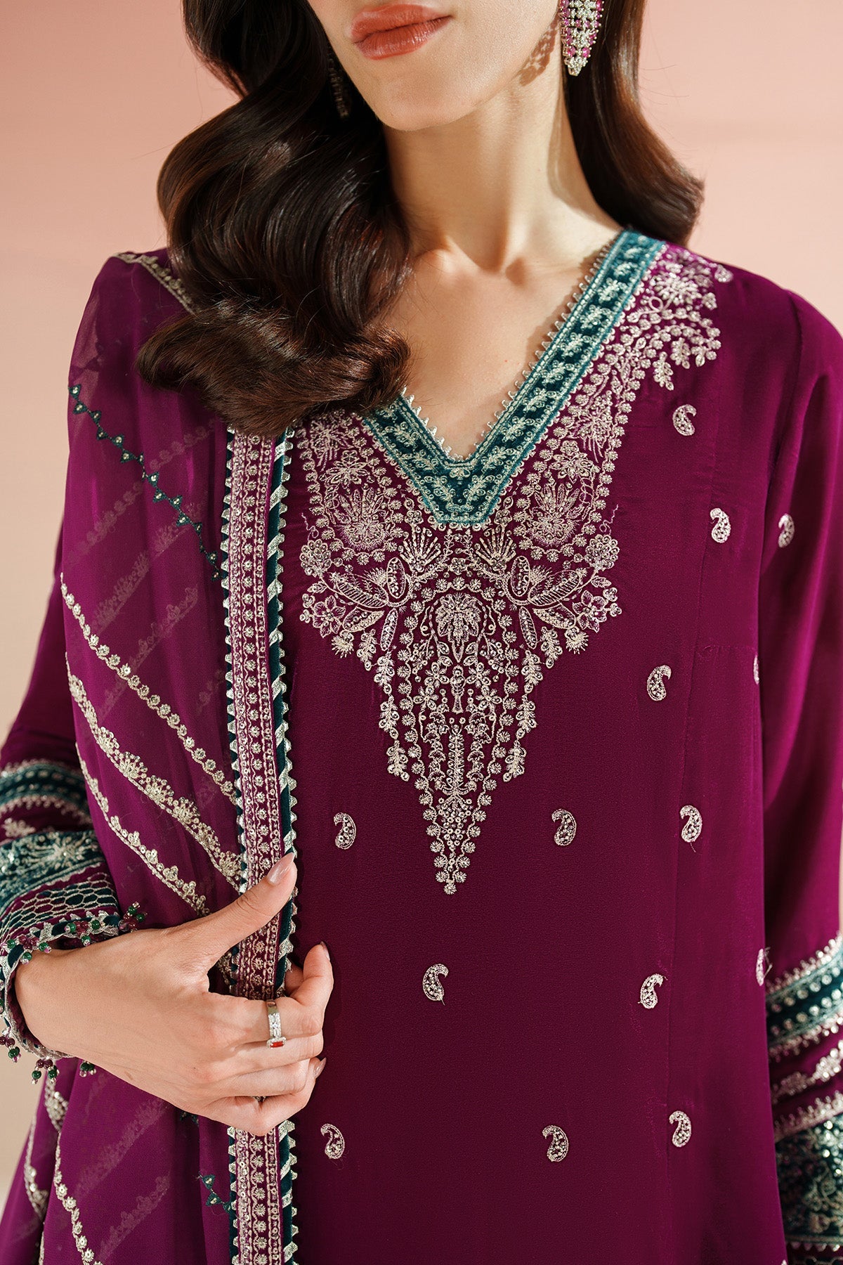 Embroidered Velvet Formal VVF D-6