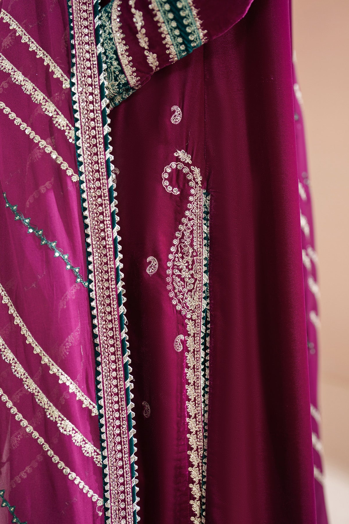 Embroidered Velvet Formal VVF25-D06