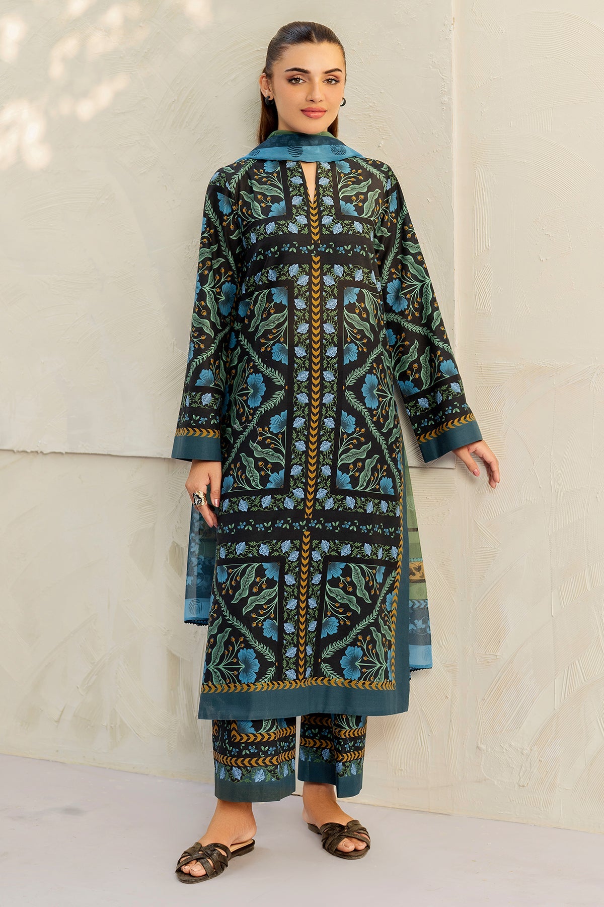 DIGITAL PRINTED LAWN RTW-1208