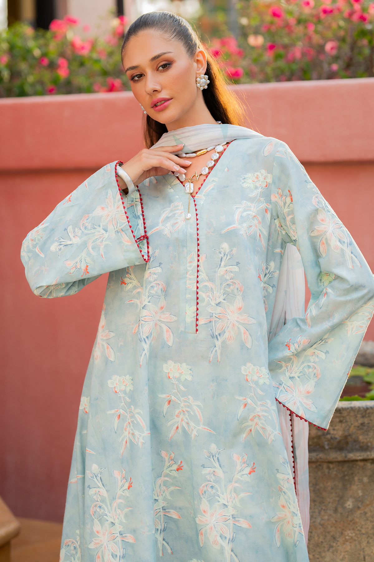 EMBROIDERED LAWN RTW-1212