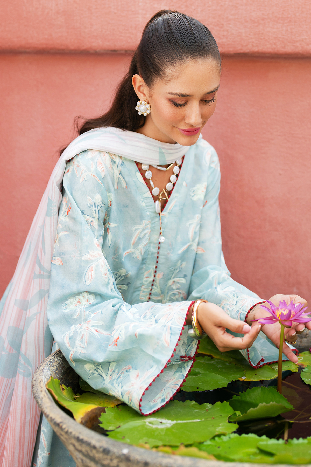 EMBROIDERED LAWN RTW-1212