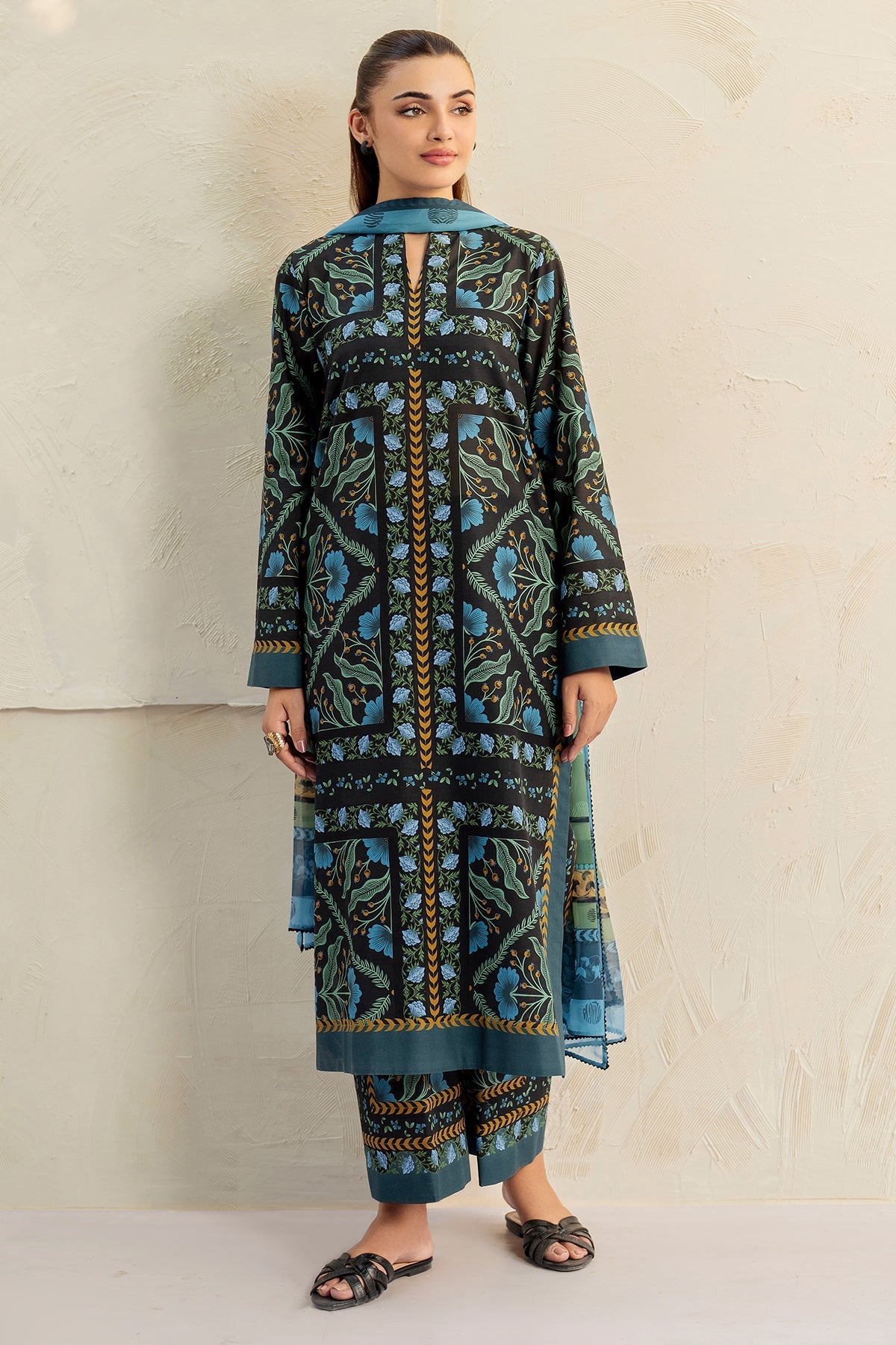 DIGITAL PRINTED LAWN RTW-1208