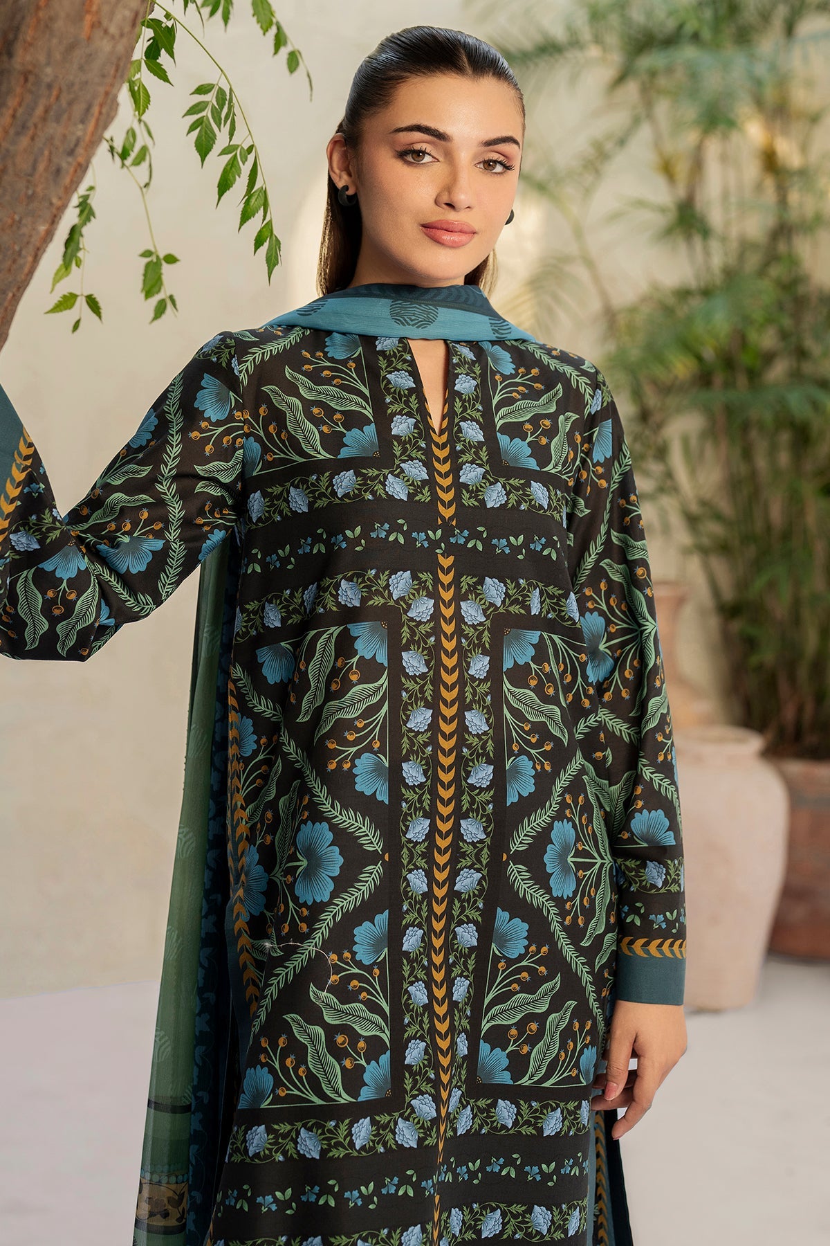 DIGITAL PRINTED LAWN RTW-1208