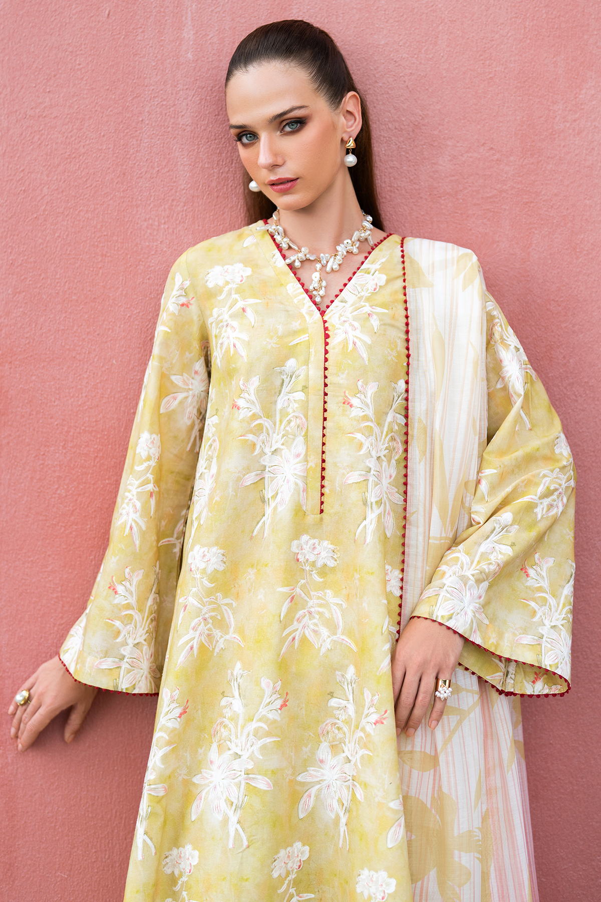 EMBROIDERED LAWN RTW-1214