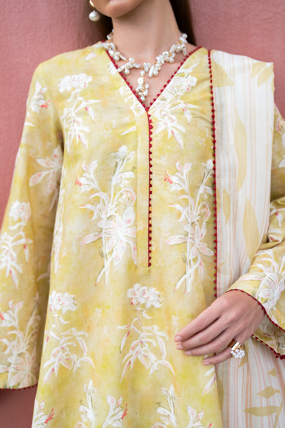 EMBROIDERED LAWN RTW-1214