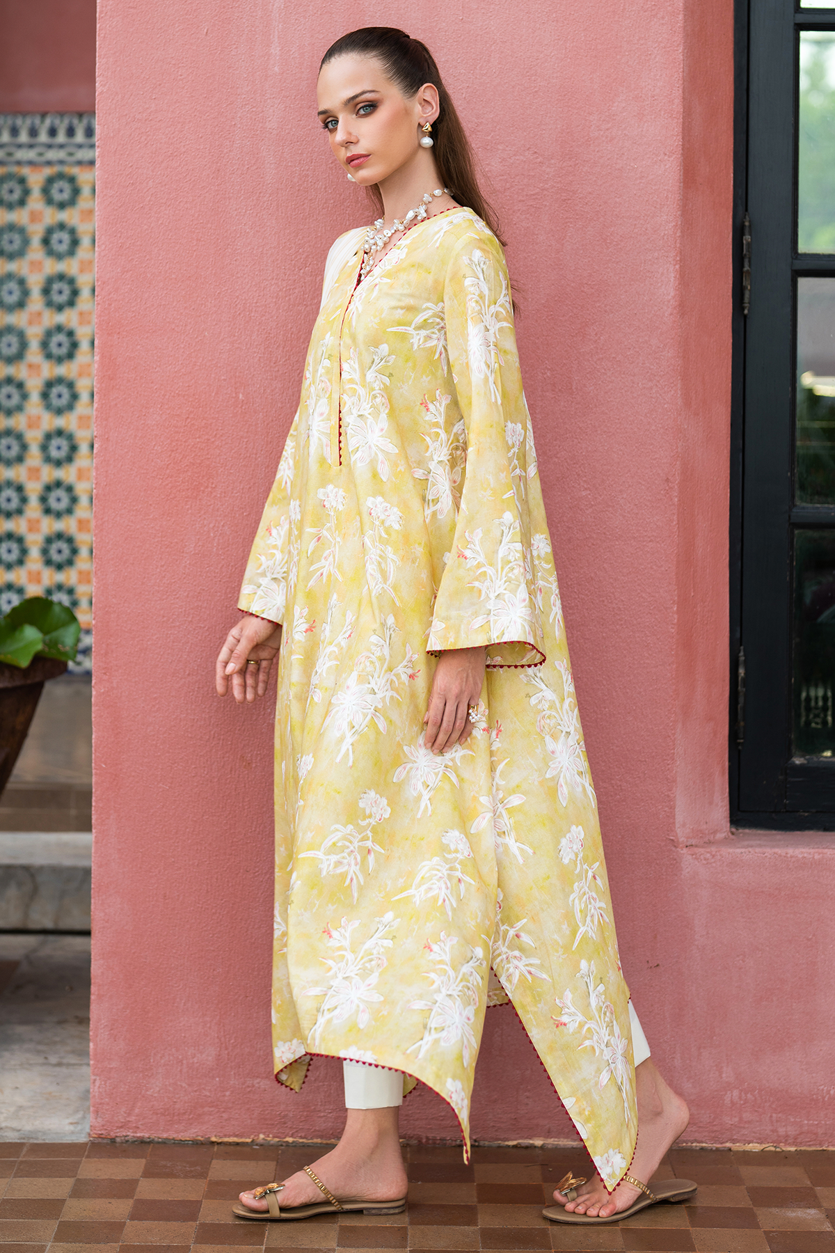 EMBROIDERED LAWN RTW-1214