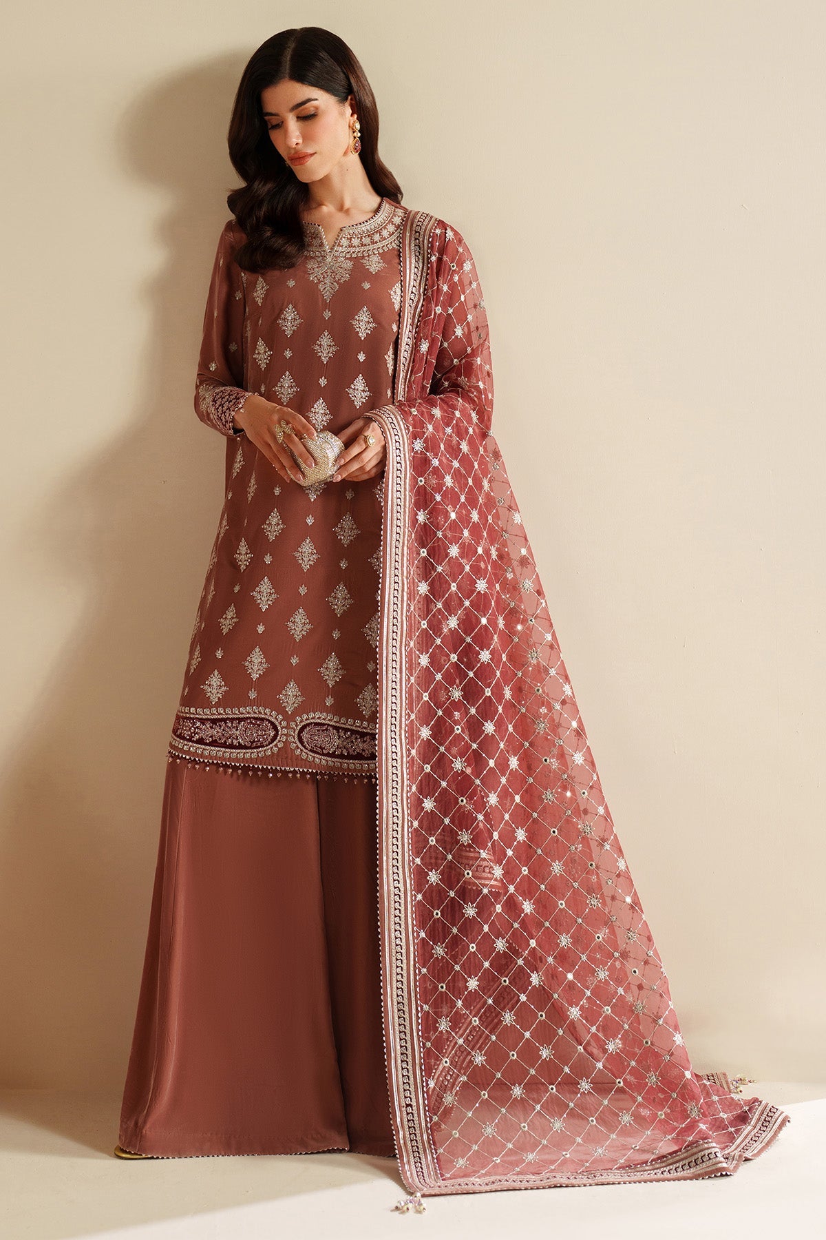 Embroidered Velvet Formal VVF D-3