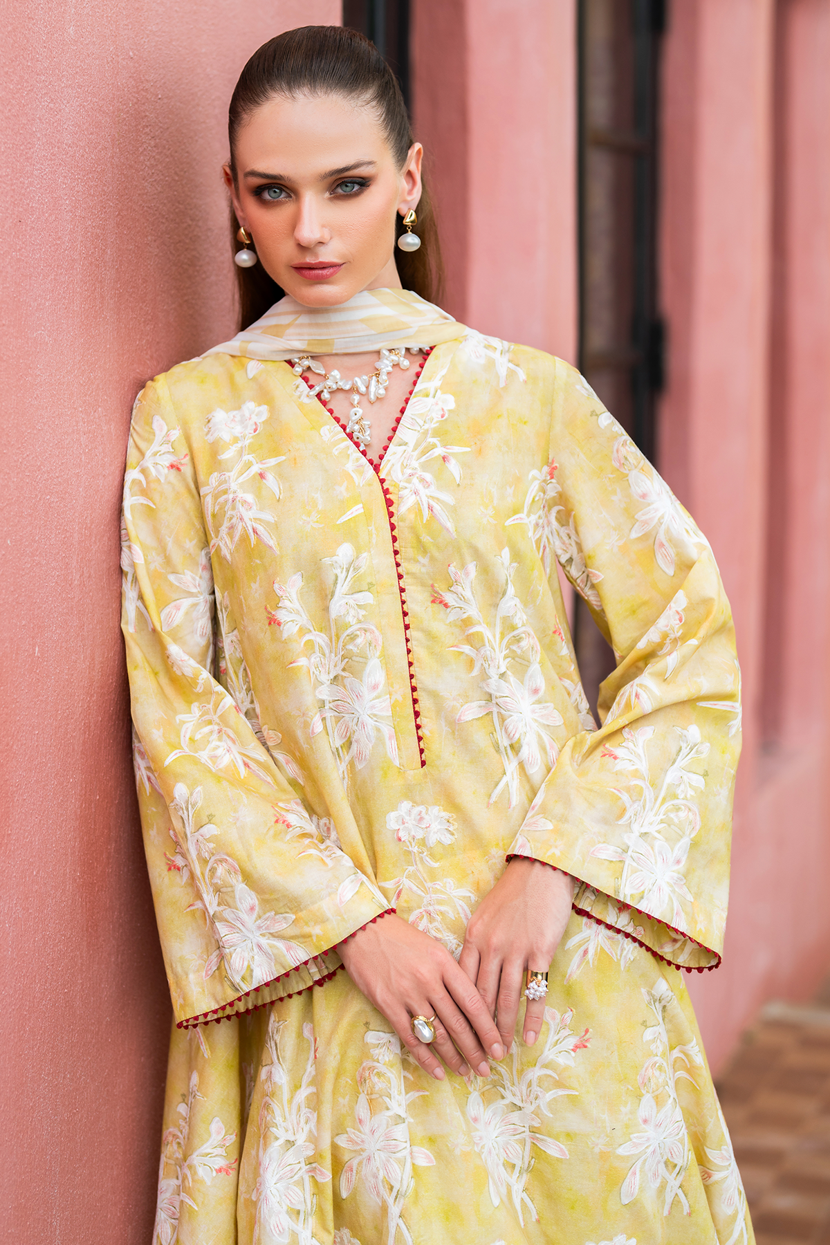 EMBROIDERED LAWN RTW-1214
