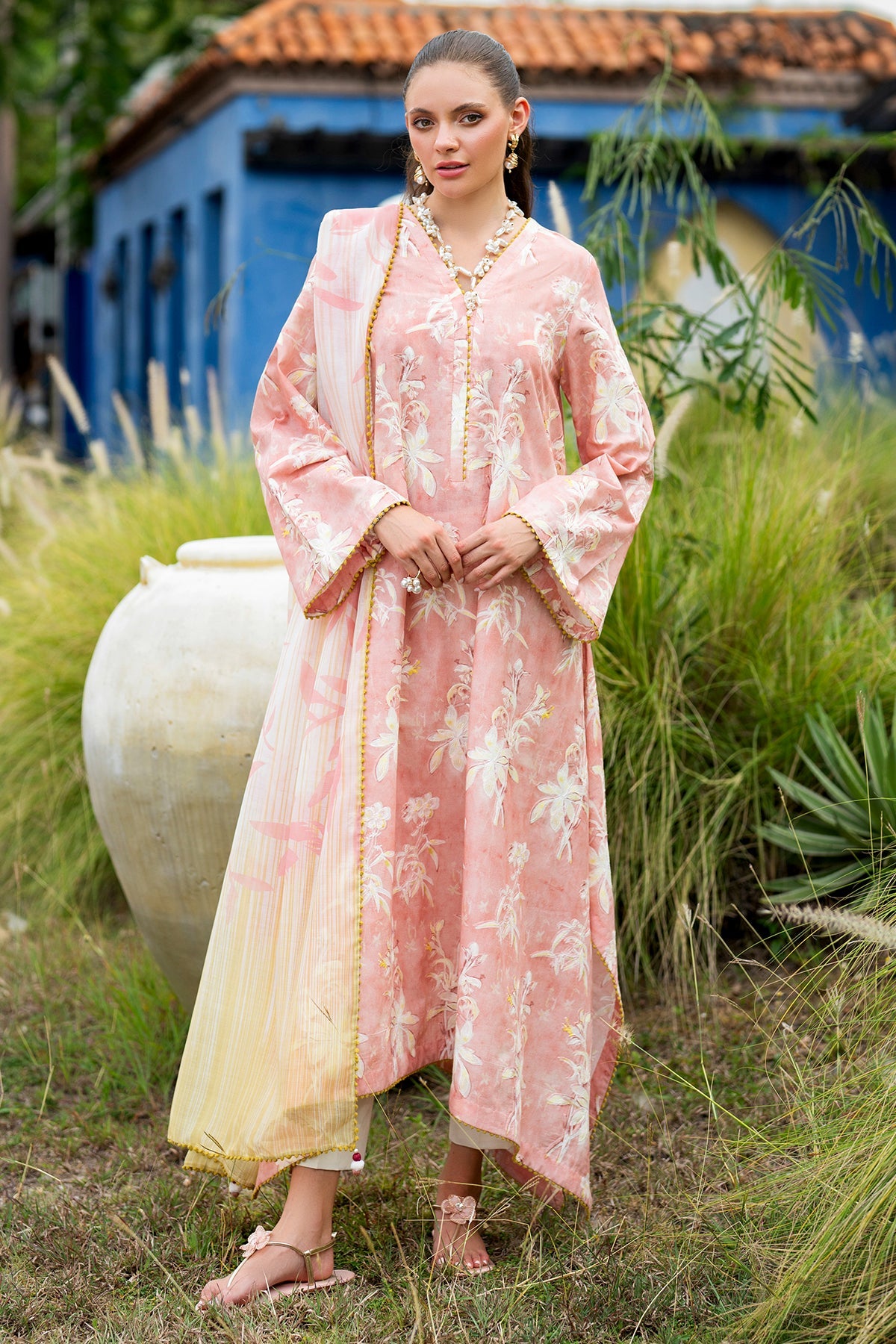 EMBROIDERED LAWN RTW-1213