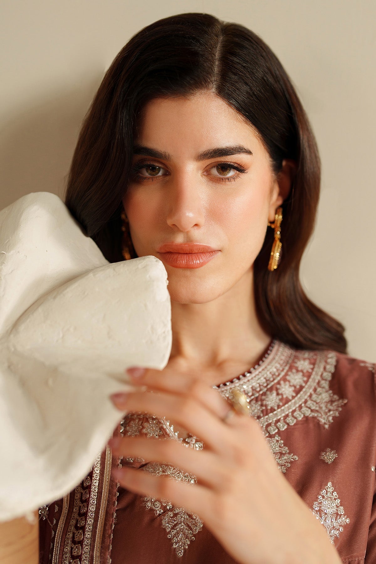 Embroidered Velvet Formal VVF25-D03