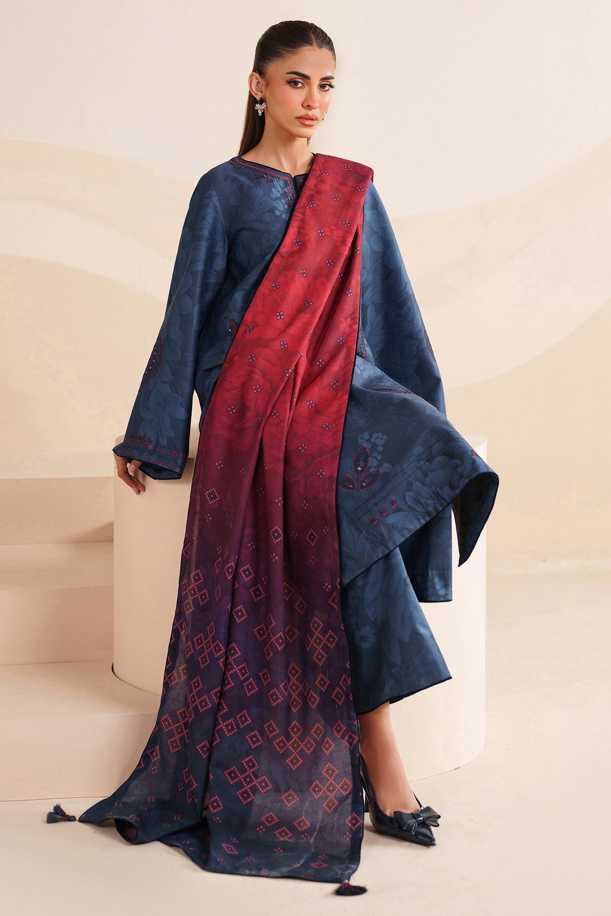 EMBROIDERED PREMIUM VISCOSE UW-0234