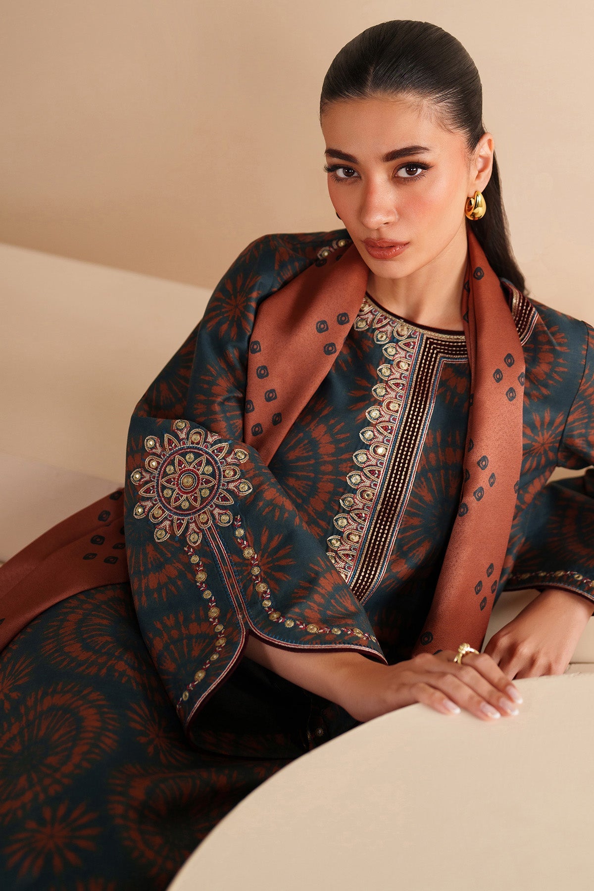 EMBROIDERED PREMIUM VISCOSE RTW-0238