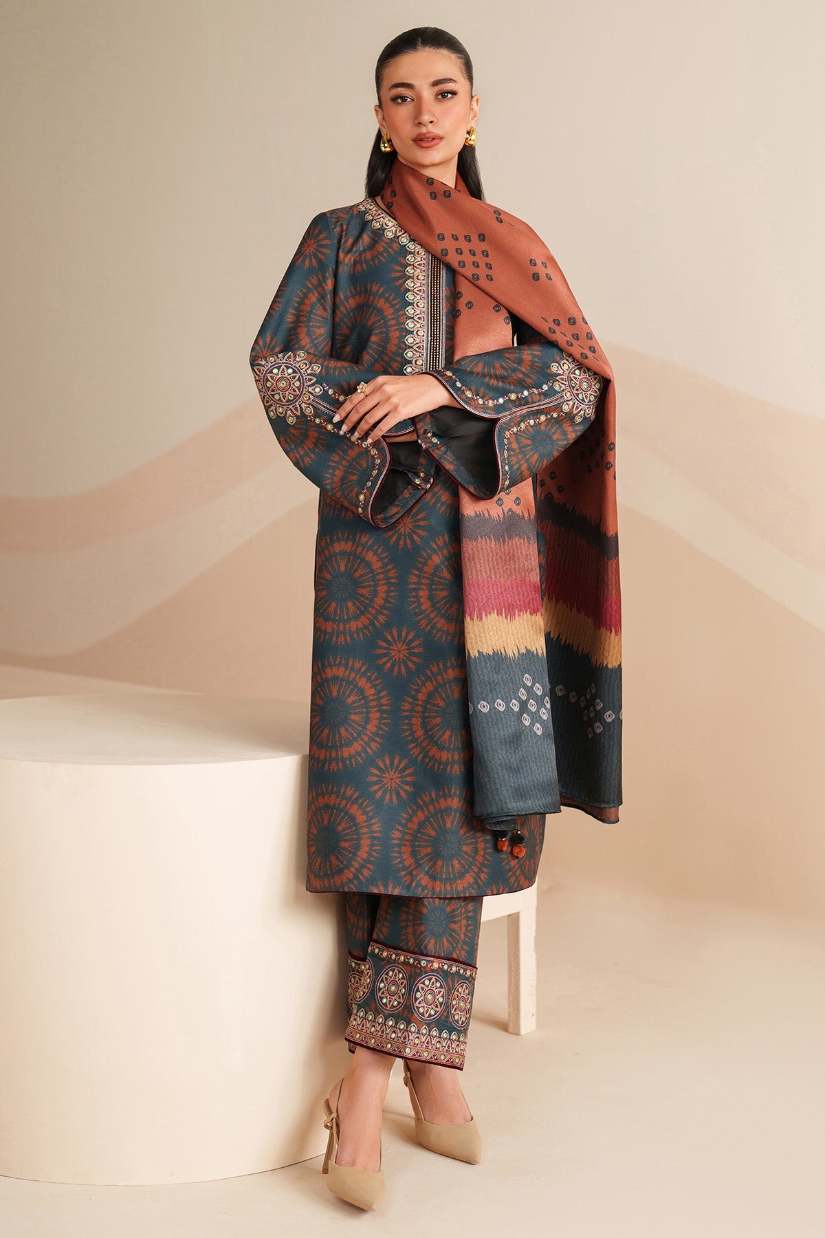 EMBROIDERED PREMIUM VISCOSE RTW-0238