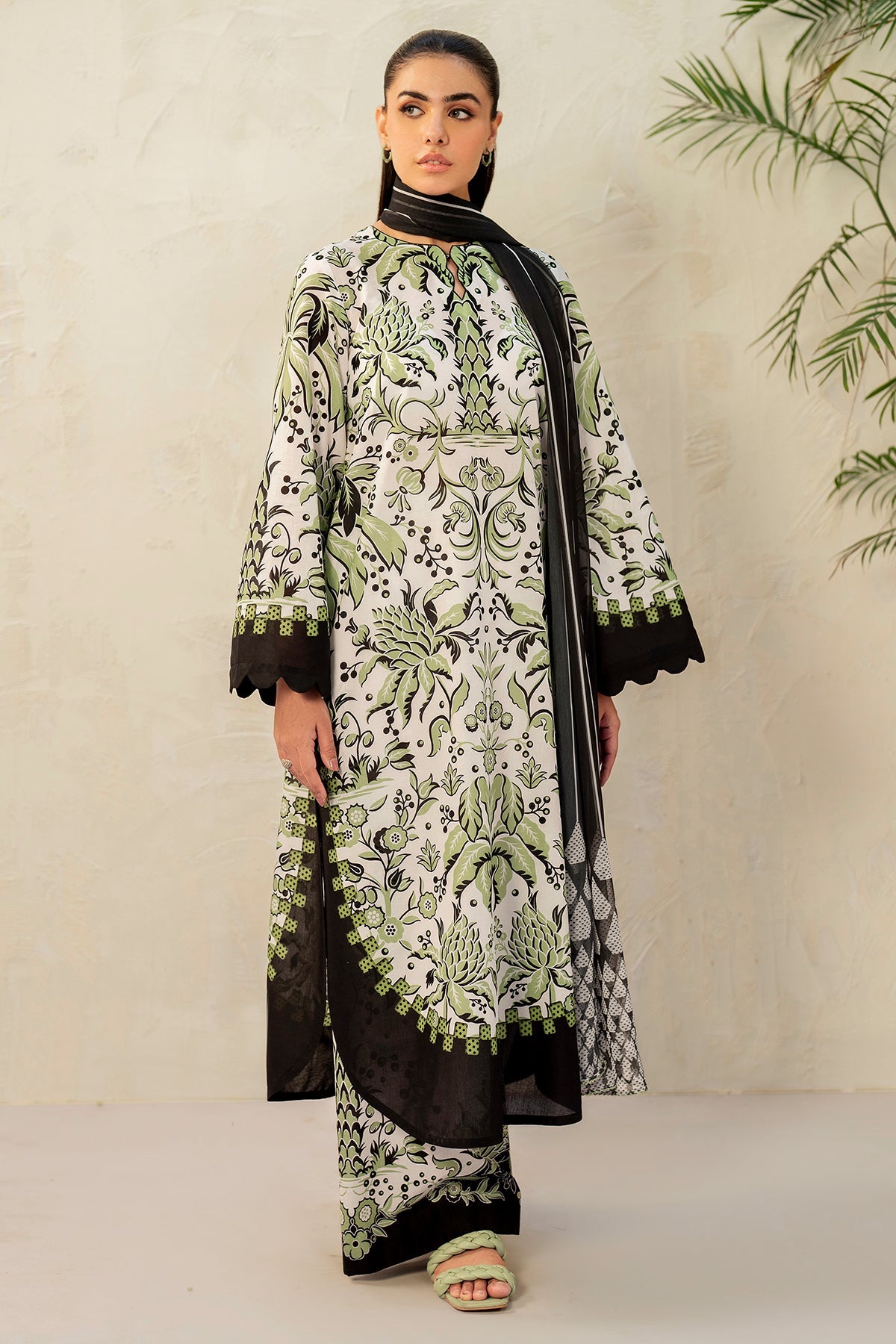 DIGITAL PRINTED LAWN RTW-1209
