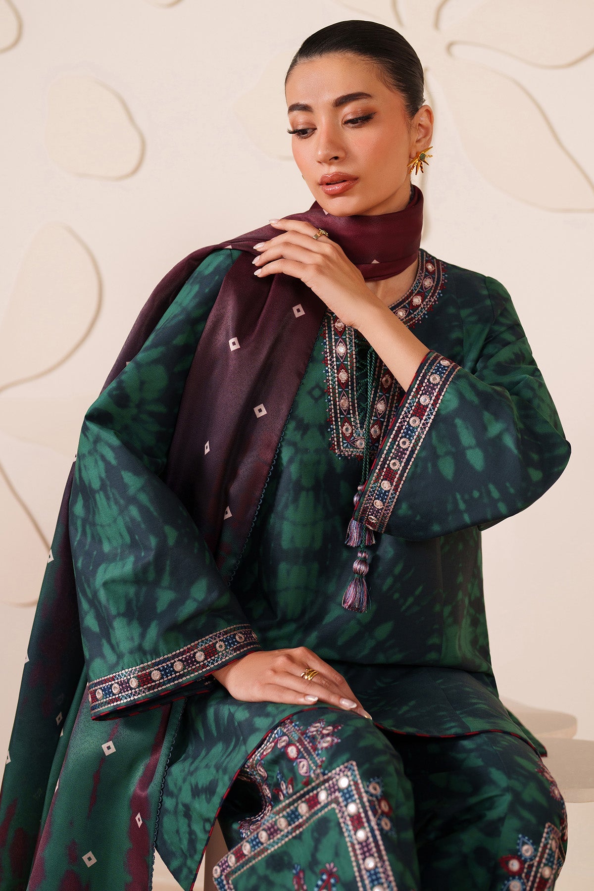 EMBROIDERED PREMIUM VISCOSE UW-0232