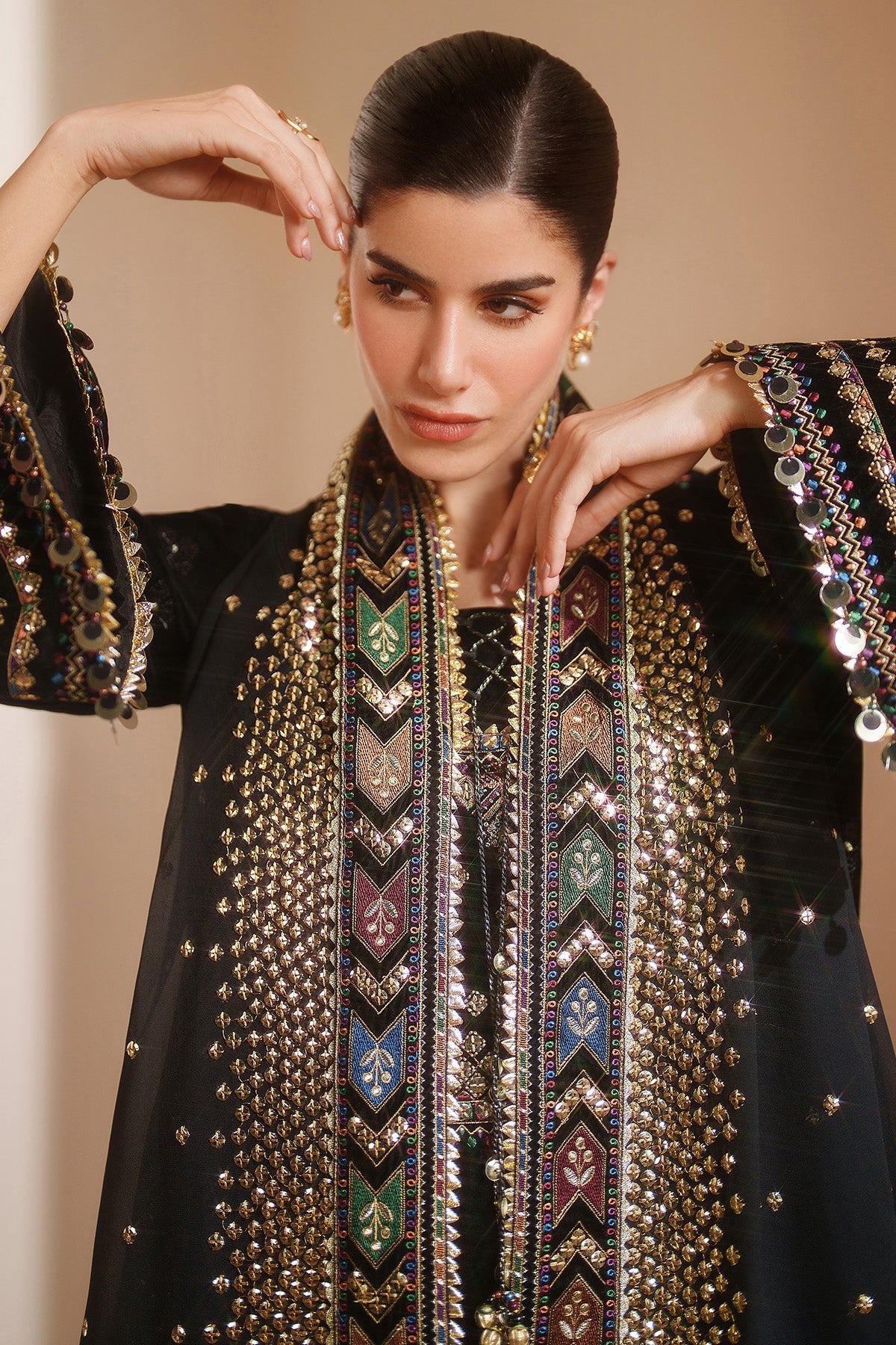 Embroidered Velvet Formal VVF D-5