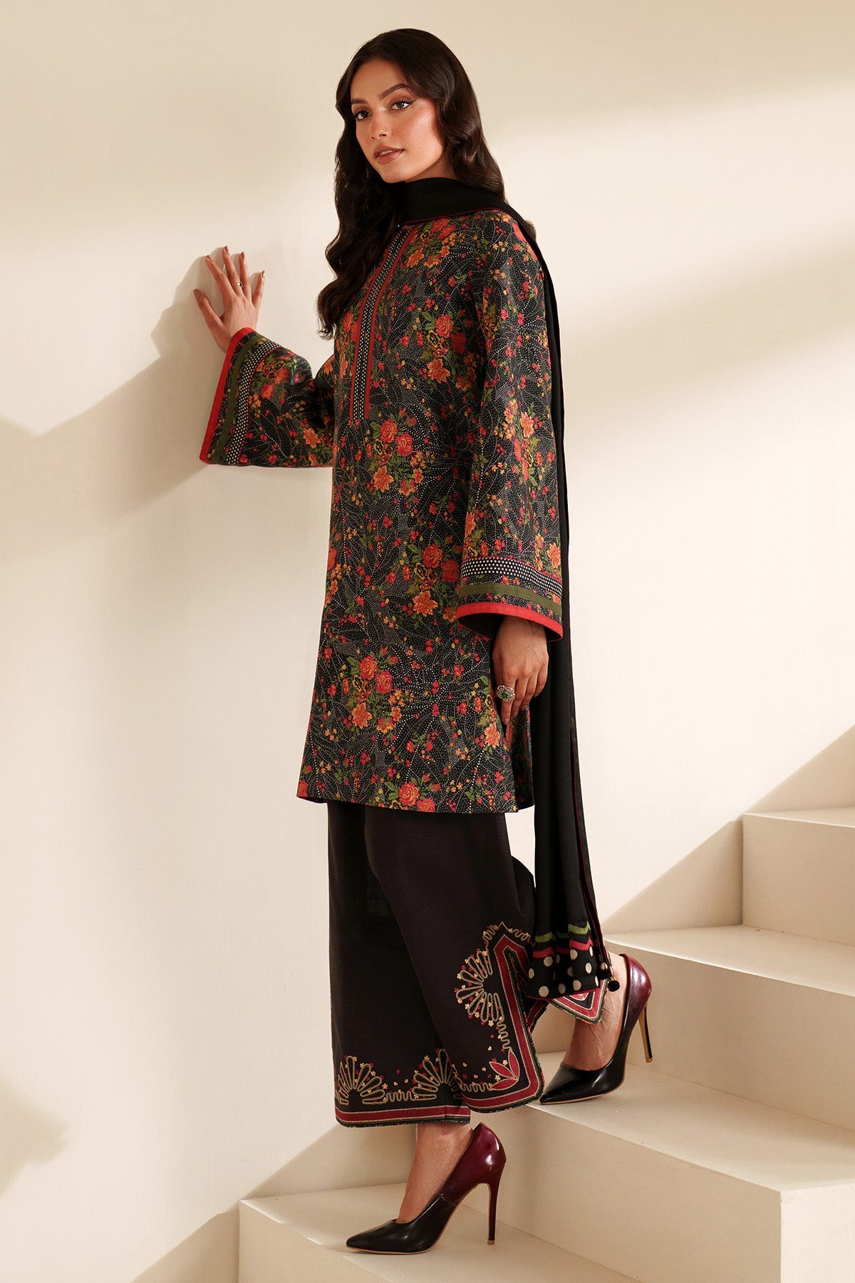 Embroidered Khaddar RTW-1272