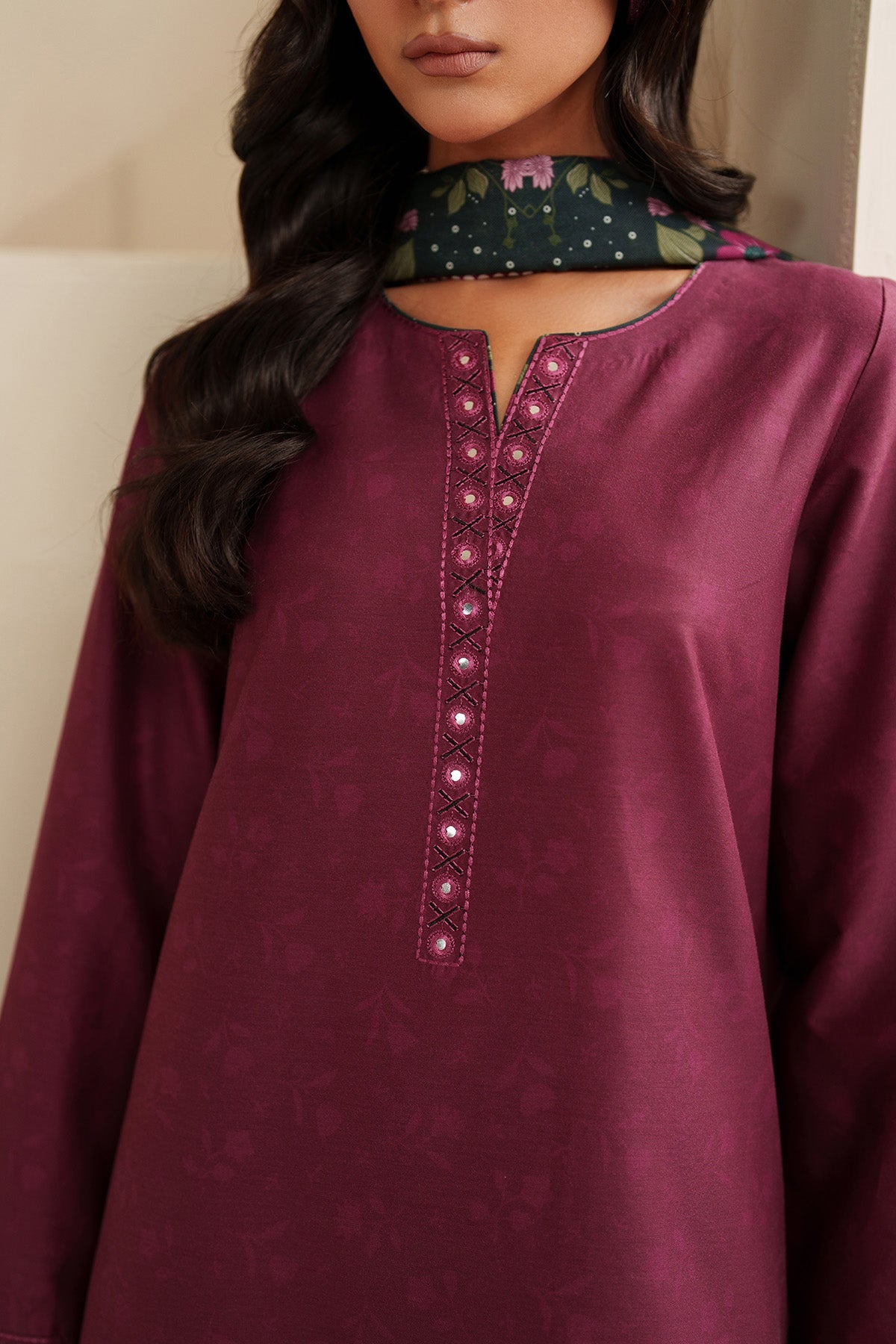 EMBROIDERED PREMIUM VISCOSE UW-0225