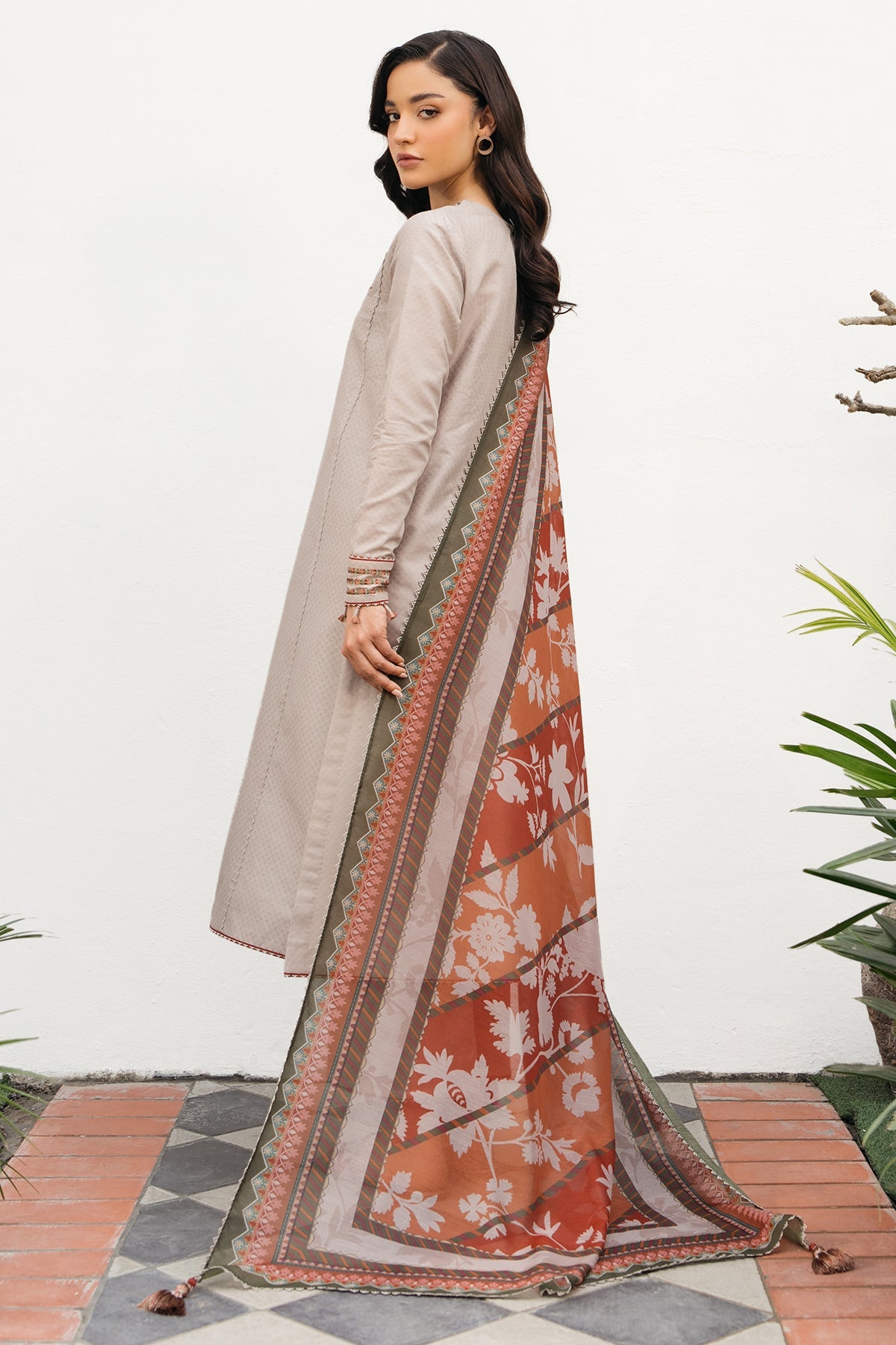 EMBROIDERED DOBBY LAWN USE-9189
