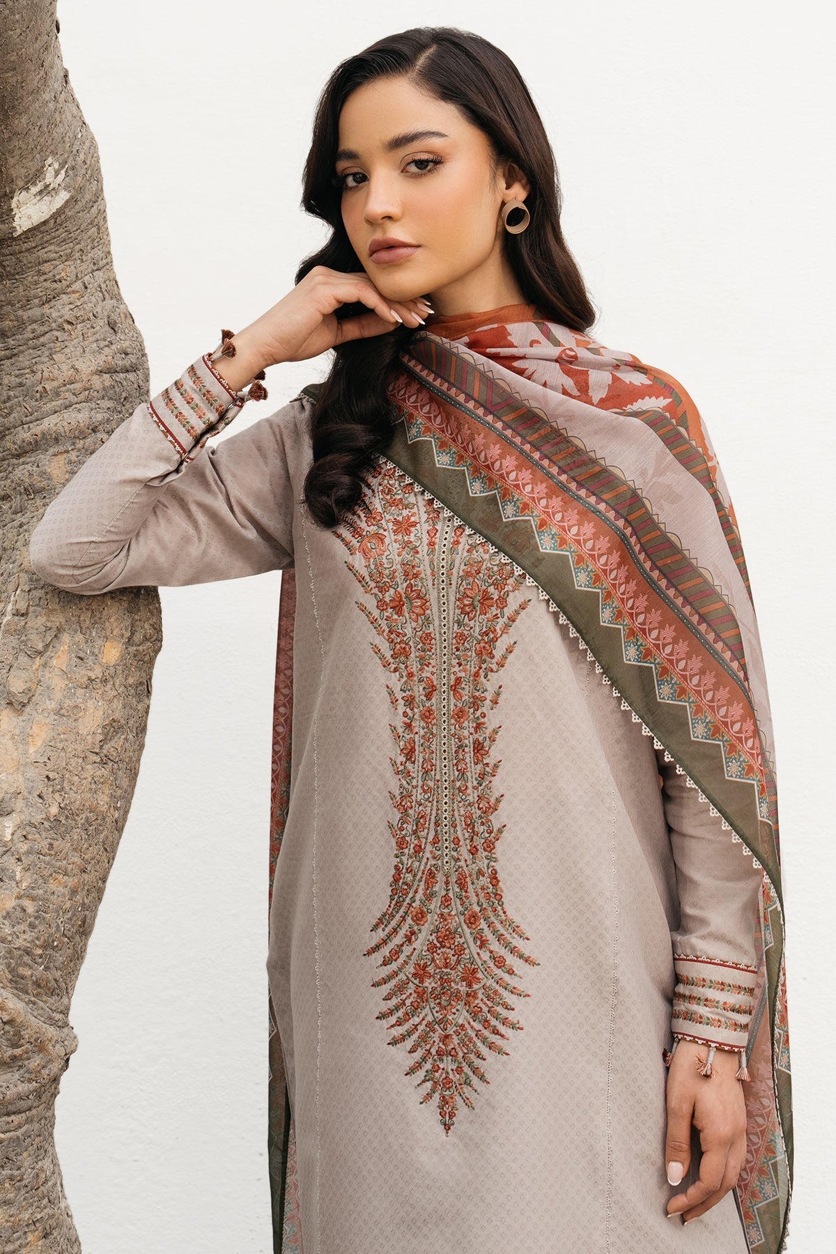 EMBROIDERED DOBBY LAWN USE-9189