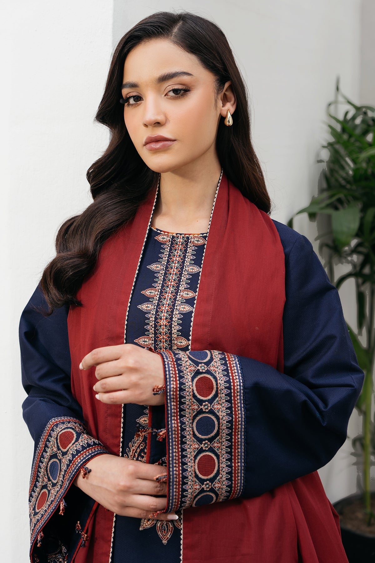 EMBROIDERED DOBBY LAWN USE-9179