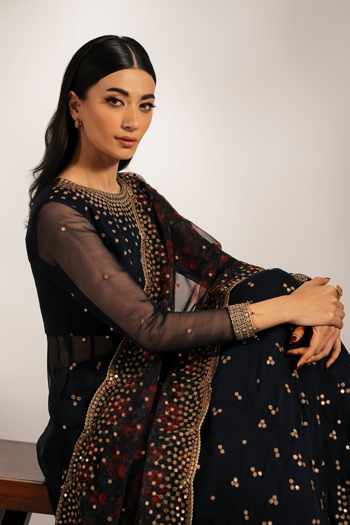 formal black dress women