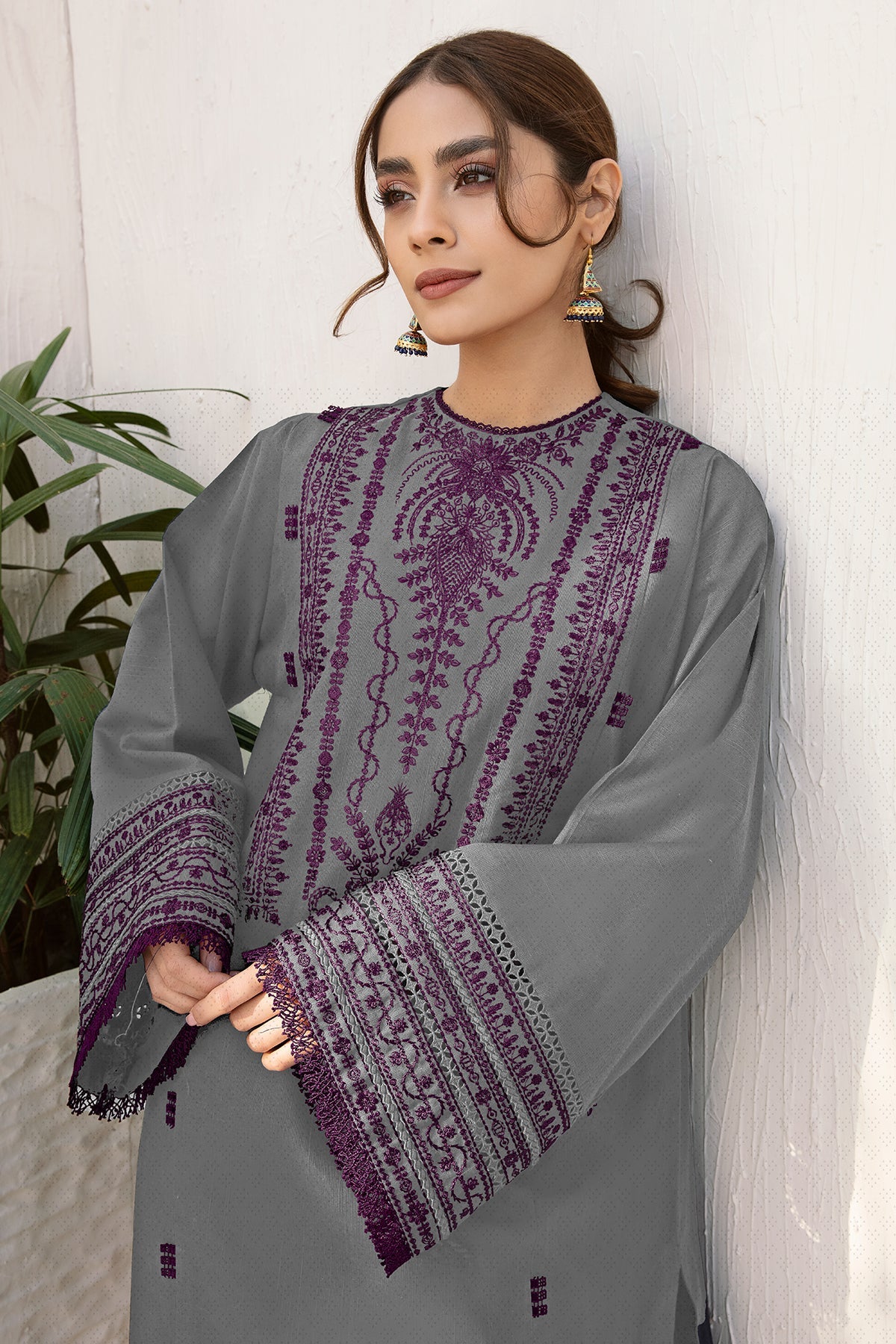 EMBROIDERED KHADDAR UW-0245