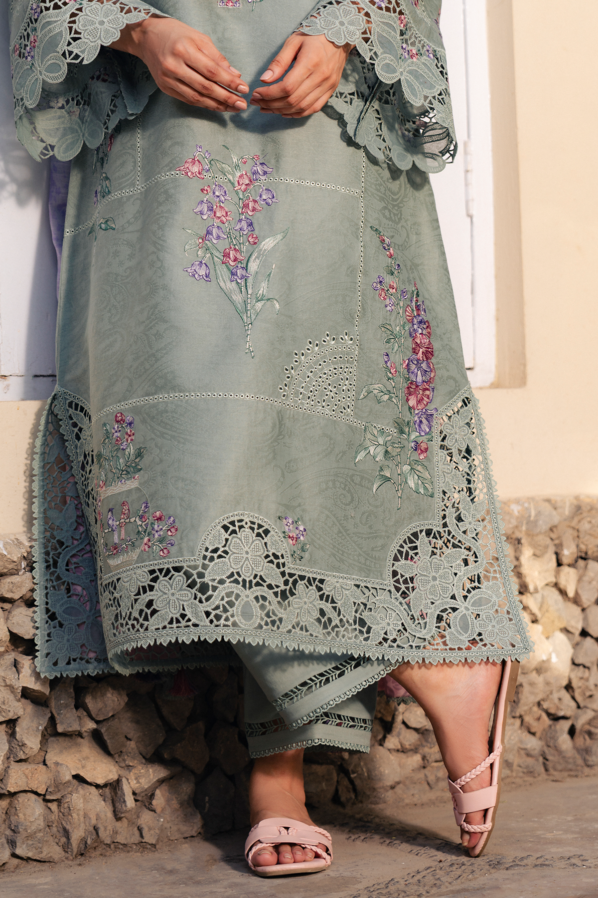 EMBROIDERED LAWN RTW-9366